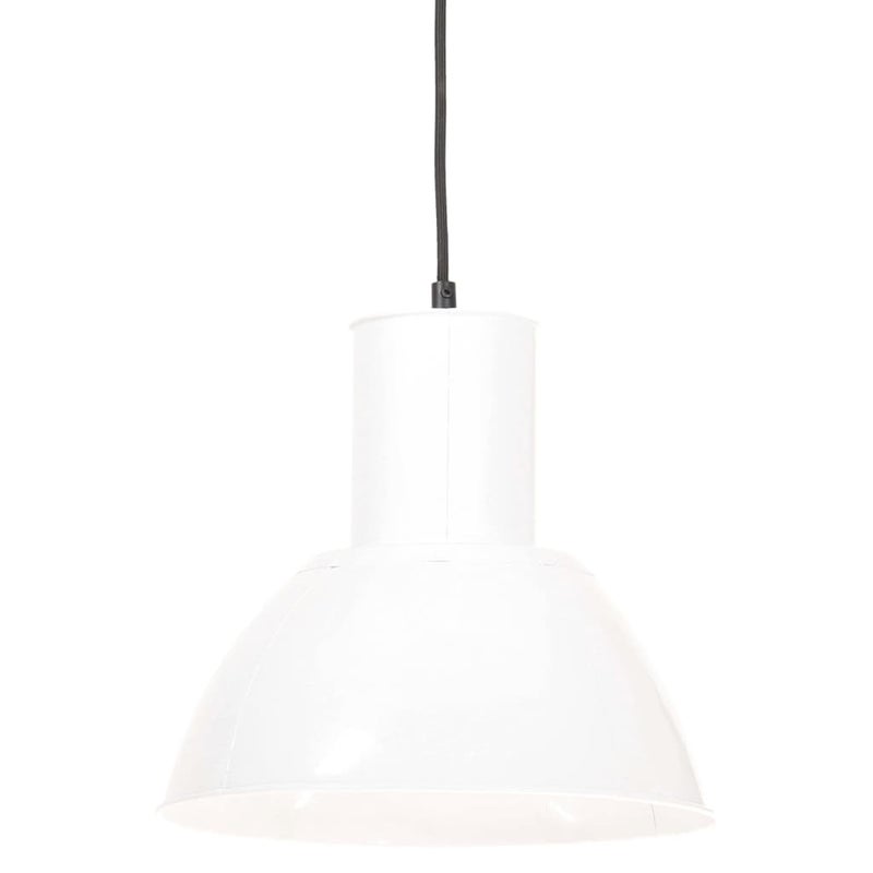 Lampa wisząca okrągła 25 W biała 28,5 cm E27