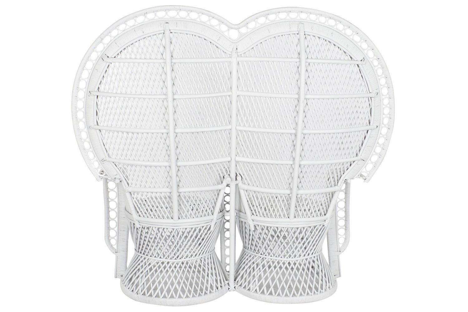 Fauteuil Ratan 157x68x145,5 2 places Blanc - 6