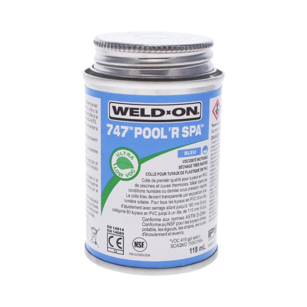 Colle PVC Bleue Weld'on 118mL | Leroy Merlin