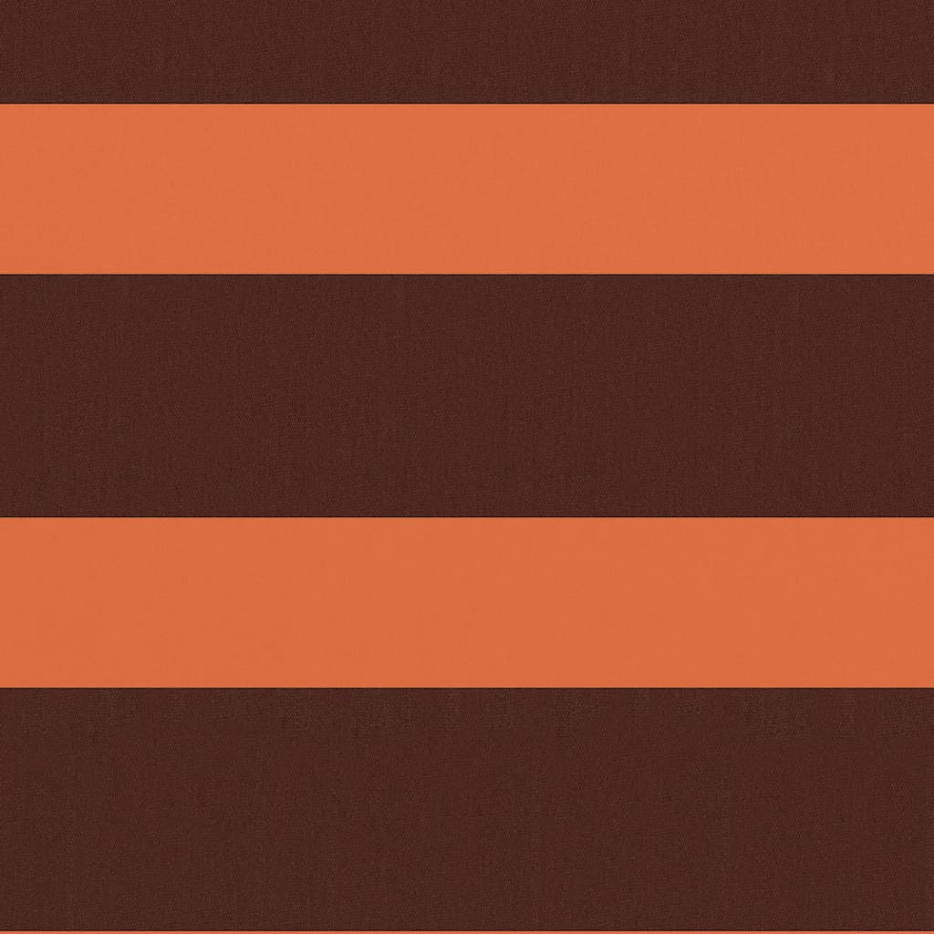Écran de balcon Orange et marron 75x300 cm Tissu Oxford vidaXL - 2