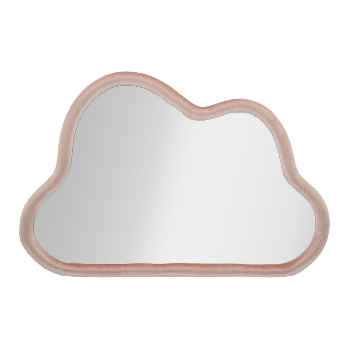 Lustro w Ramie Cloud, MDF, Różowy, Seven Design