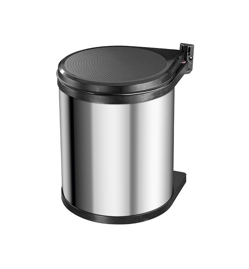 Kosz na śmieci, odpady HAILO COMPACT-BOX M 12L (kolor stal) POD ZLEW
