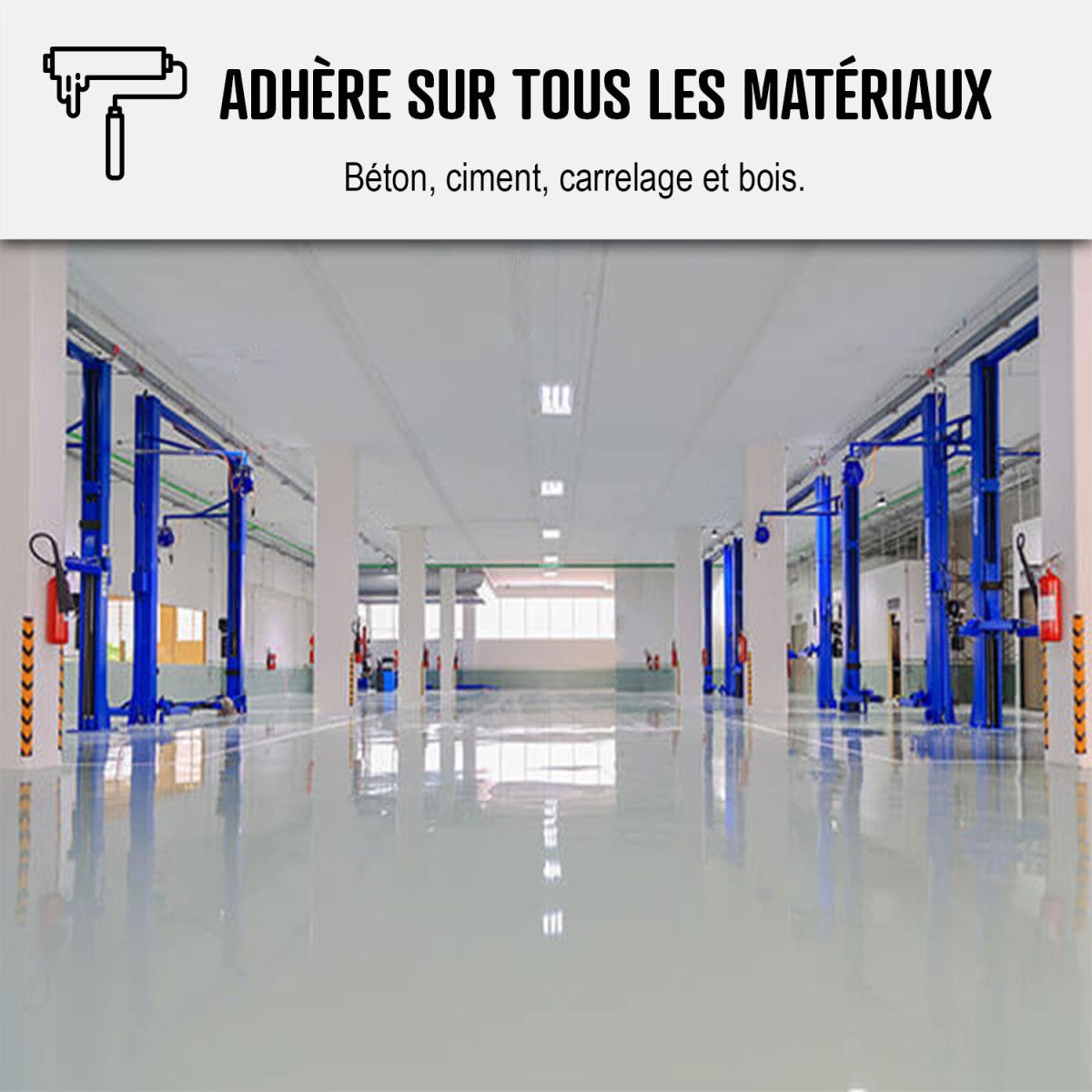 Peinture antidérapante pour sol extérieur - SOLTHANE RD Telegris 4 - RAL 7047 - 6 kg - ARCANE INDUSTRIES - 5