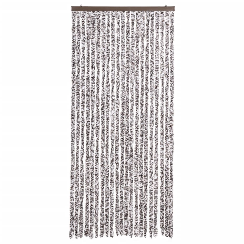 Moustiquaire | Rideau anti-moustique Marron et beige 90x200 cm Chenille CFW15477 - 3