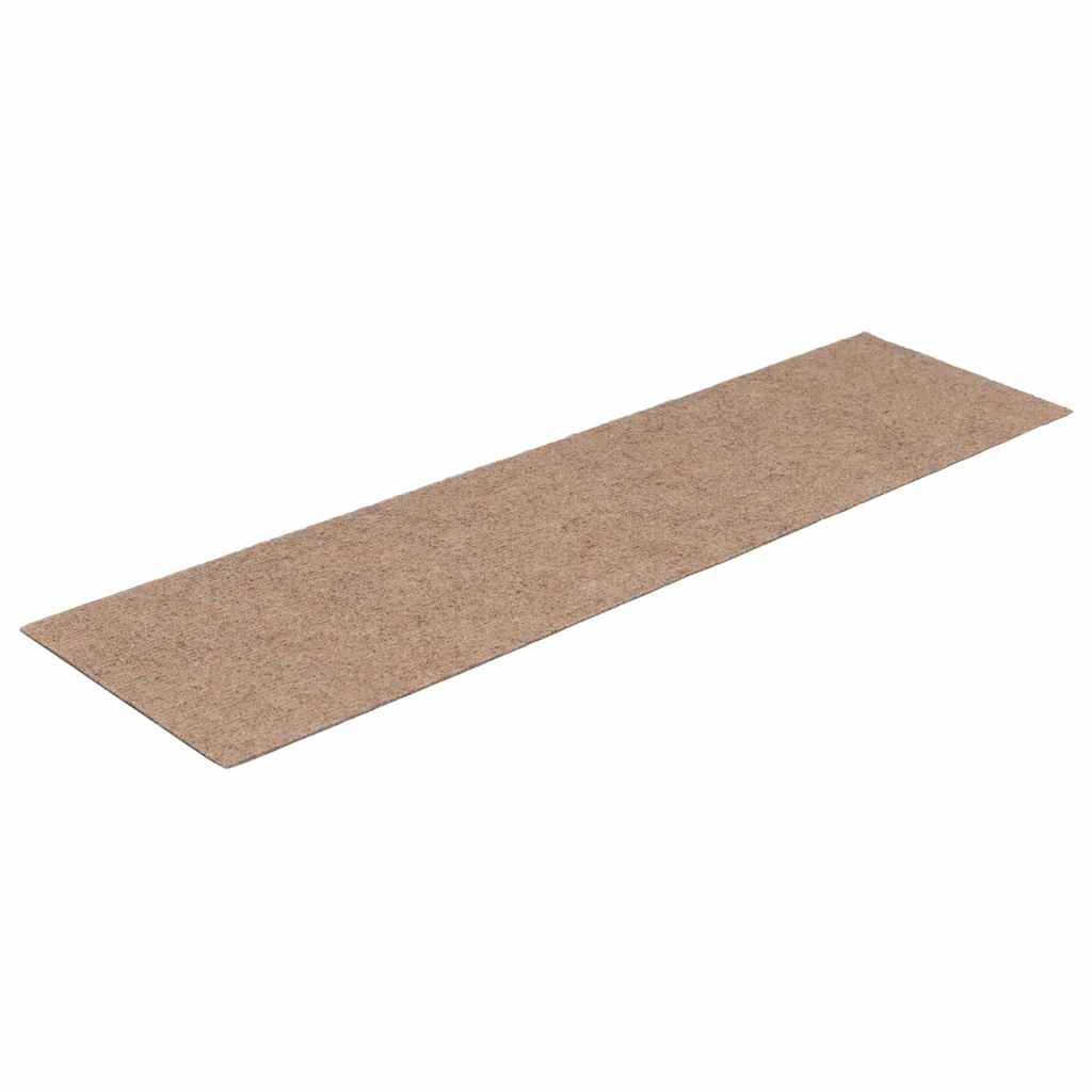 Tapis d'escalier auto-adhésifs 30 pcs marron clair 76x20 cm - 3