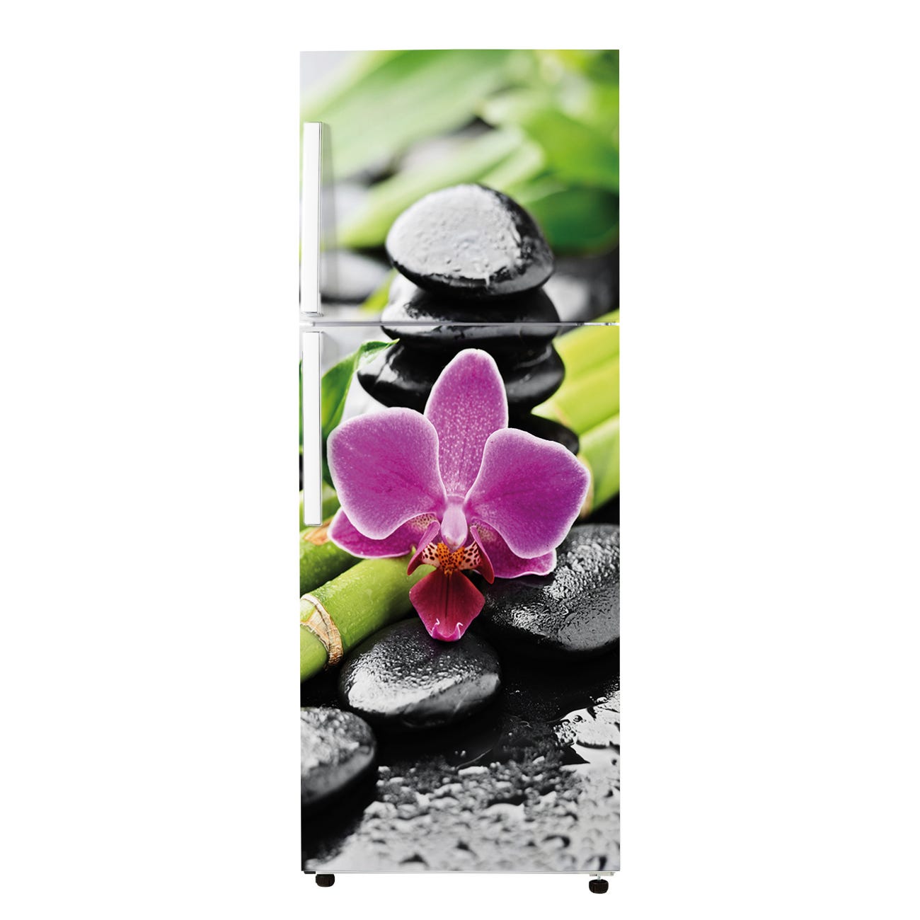 Sticker Frigo Décoratif 60x90 Cm – Facile à Poser Et à Retirer, Impression HD Pour Relooker Votre Cuisine