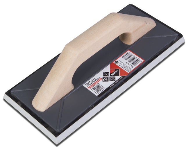 Talochon caoutchouc 25 x 11 cm pour joints TERMOFLEX SUPERPRO poignée en bois RUBI