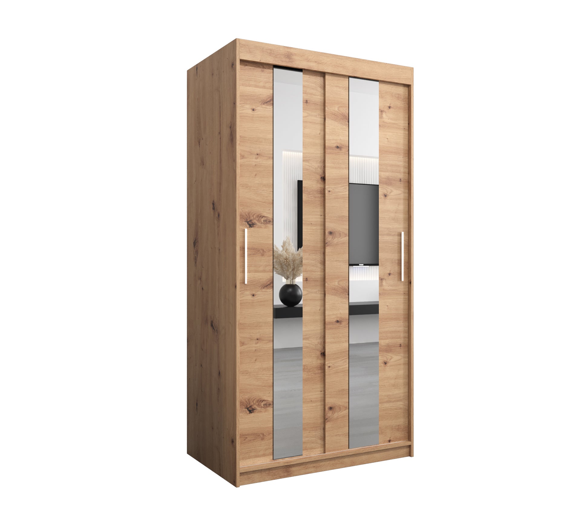 Szafa przesuwna garderoba POLE 100 x 62 x 200 cm Artisan - Abiks Meble