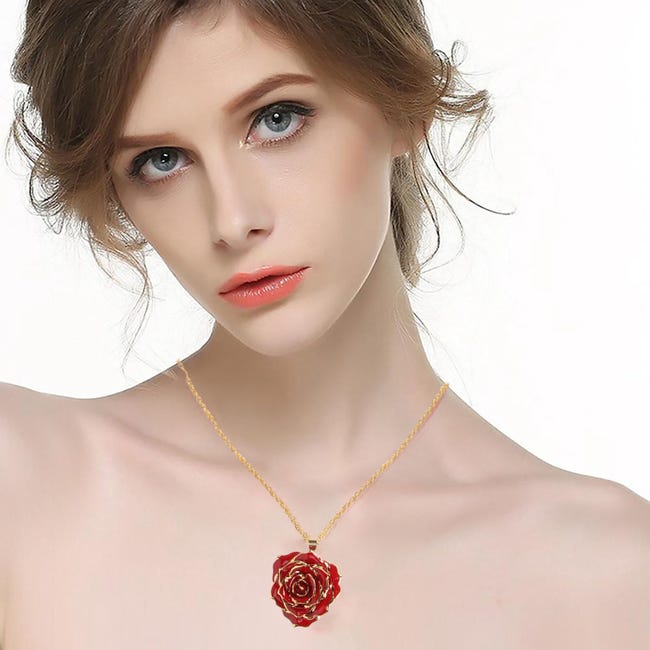 Collana placcata in oro rosa Dedicate Collana con ciondolo a forma