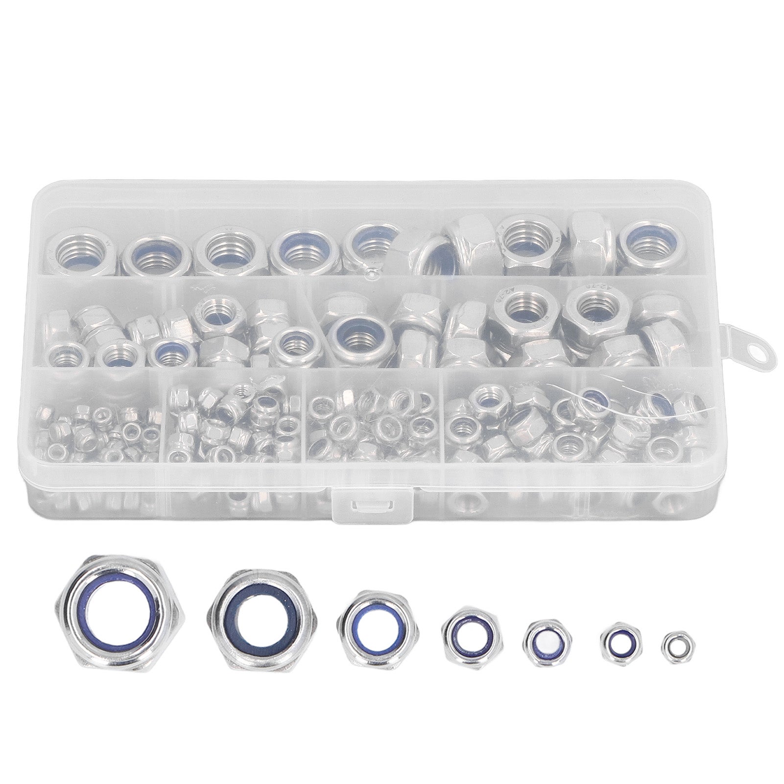 Hard-to-Find Fastener 014973192174 Écrous de blocage à insert en nylon fin, 7/16-20, pièce-8