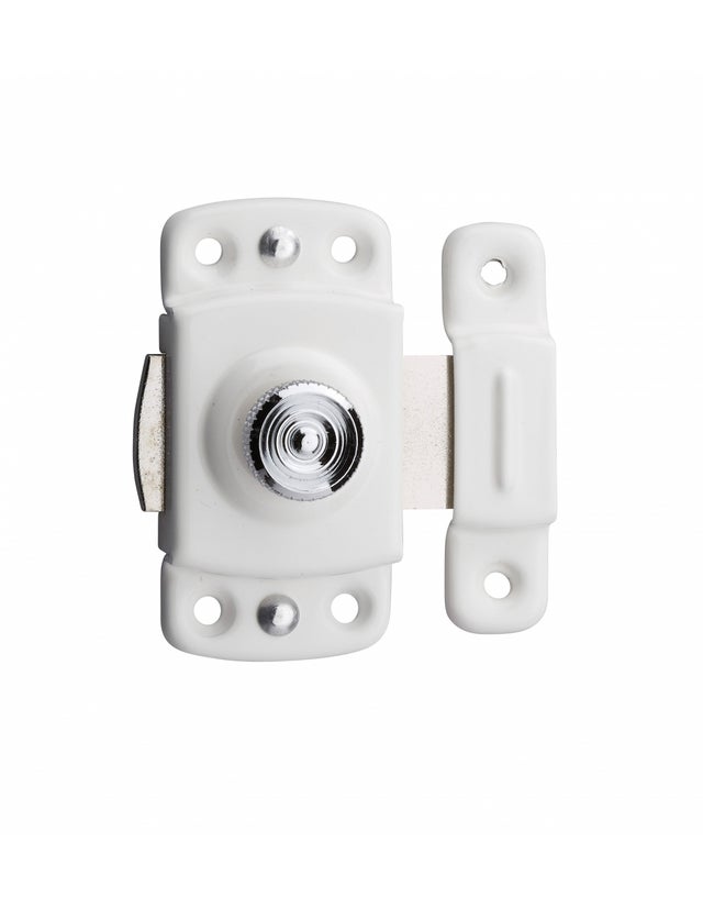 THIRARD - Verrou pour porte d'ameublement, 30mm, blanc - THIRARD