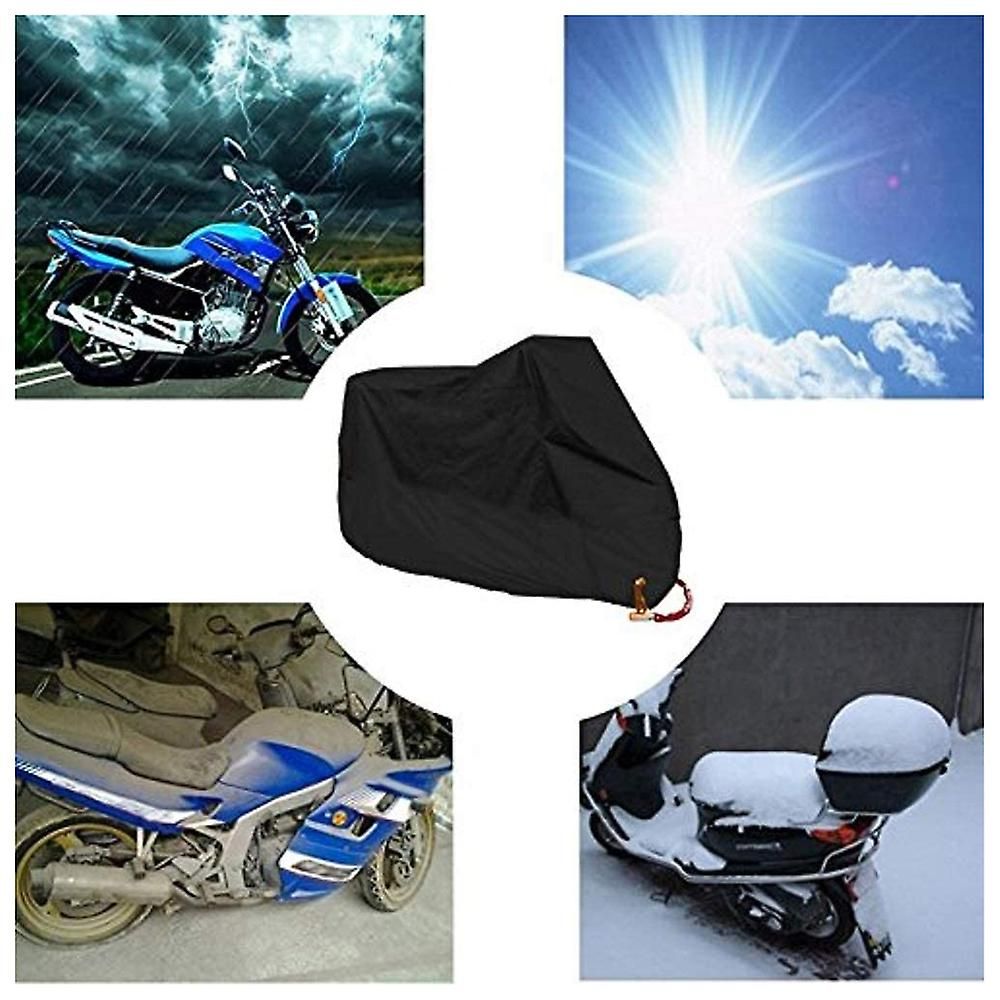 Couverture imperméable à l’eau de moto avec lock-trous L 220*95*110cm - 3