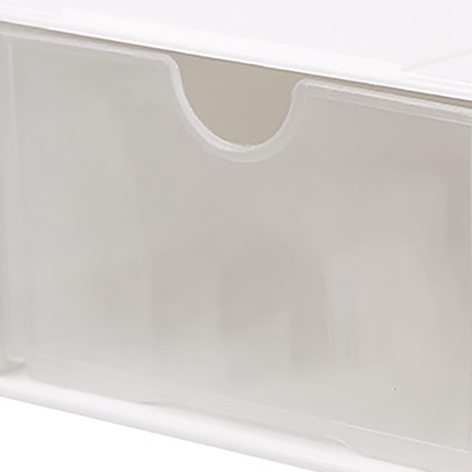 Boîte de rangement à tiroirs en plastique pour bureau, organisateur de rangement à tiroirs, gain de place, conteneur à tiroirs polyvalent pour bure - 2