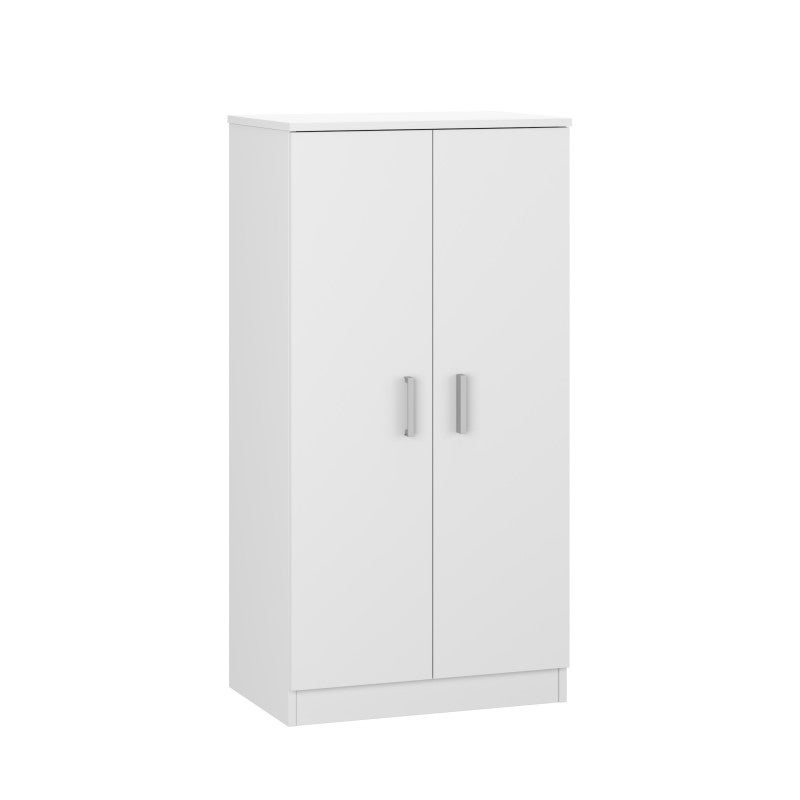 Armoire à chaussures FIONA 2 portes (30 Paires) L55 cm x H108cm - Blanc - 8