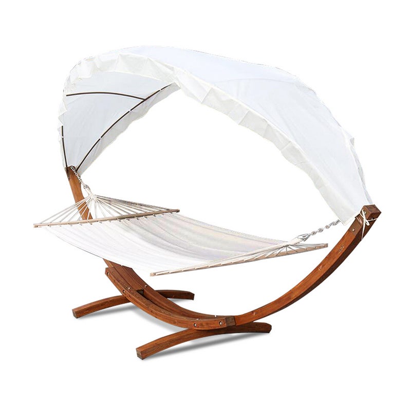 ANYOO Amaca Con 2 Aste In Legno Per Telaio Pieghevole, 180 X 130