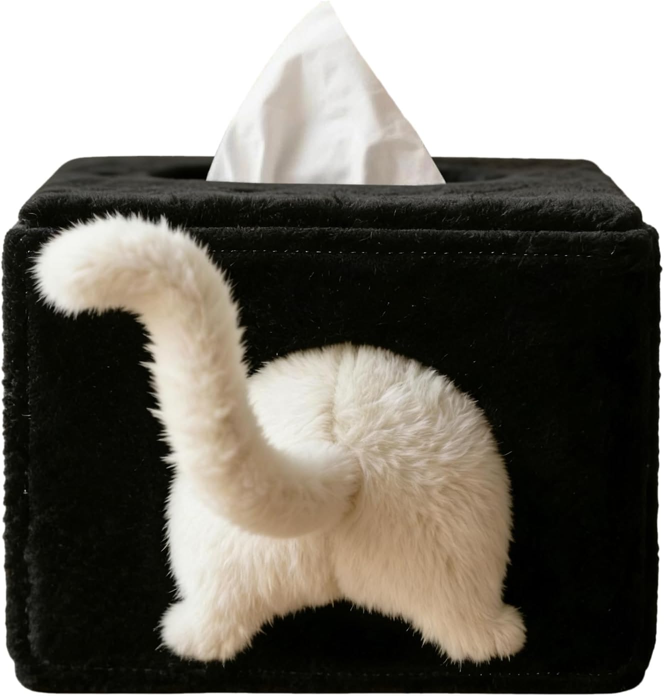 Pudełka na chusteczki w kształcie kociego , uroczy pojemnik na chusteczki w kształcie kota, dozownik chusteczek, dozownik serwetek do domu