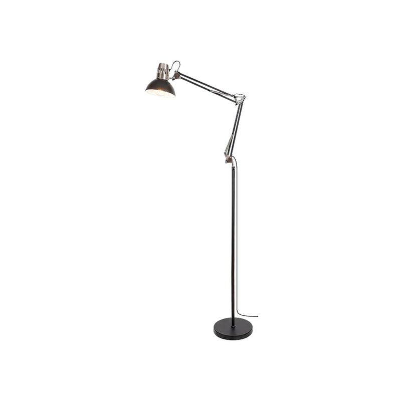 Lampa podłogowa stojąca Aristeo czarna chromowana 1xE27x40W wym: 171 x 66 x 25 cm metal Rabalux