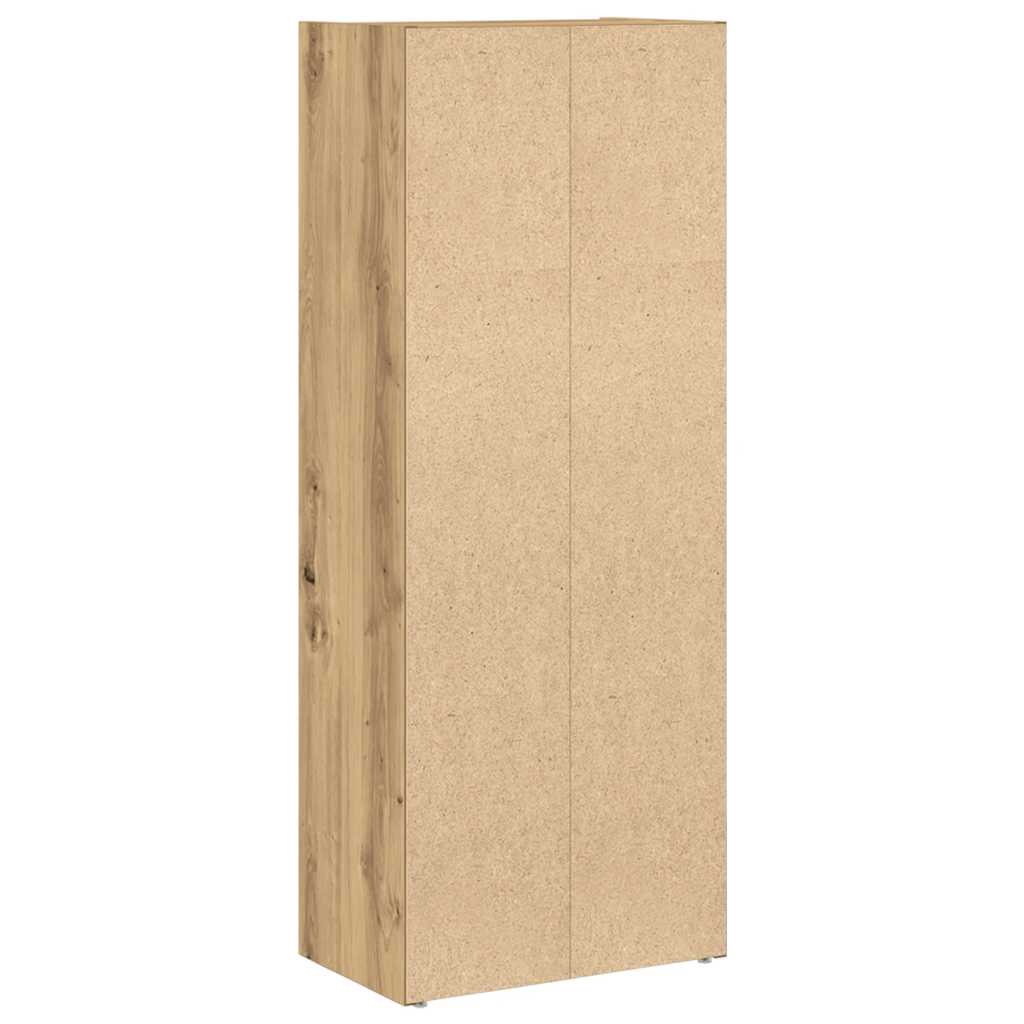 Bibliothèque pour Bureau en Bois Marron H. 102 x l. 40 x P. 24 cm - 7