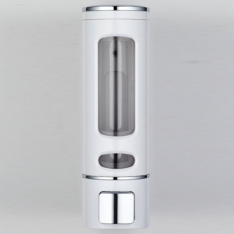 Dozownik do mydła - plastikowy - do łazienki - 1 szt. - 400 ml - biały