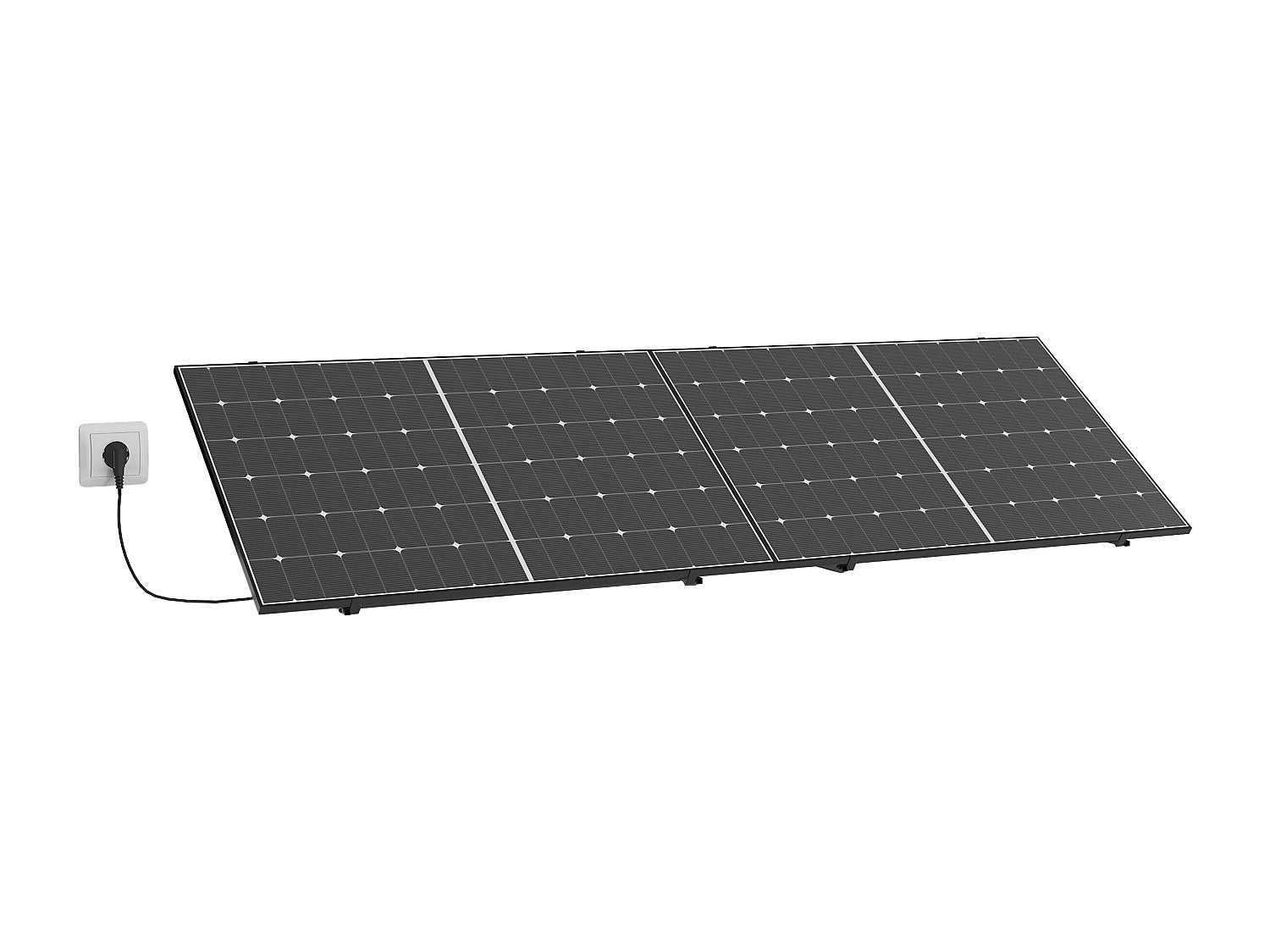 Kit 2 panneaux solaires Plug and Play + batterie de stockage - 850 W - LUMINOSER - 5