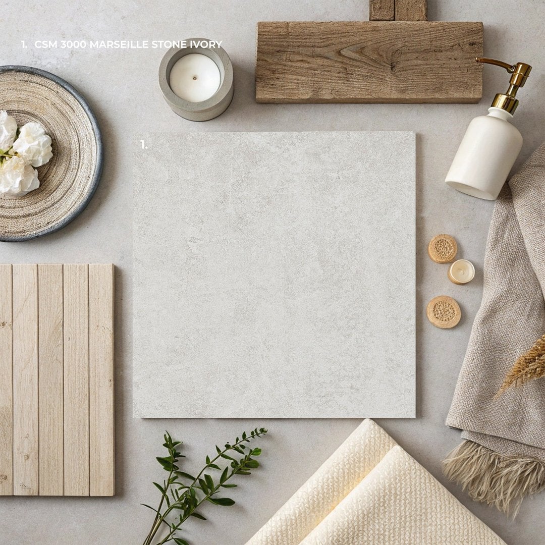 Pietra di Marsiglia Avorio - Piastrelle 30,4x61 cm 9 mm - CSM 3000 30x60 MATT R10 9 mm - 6