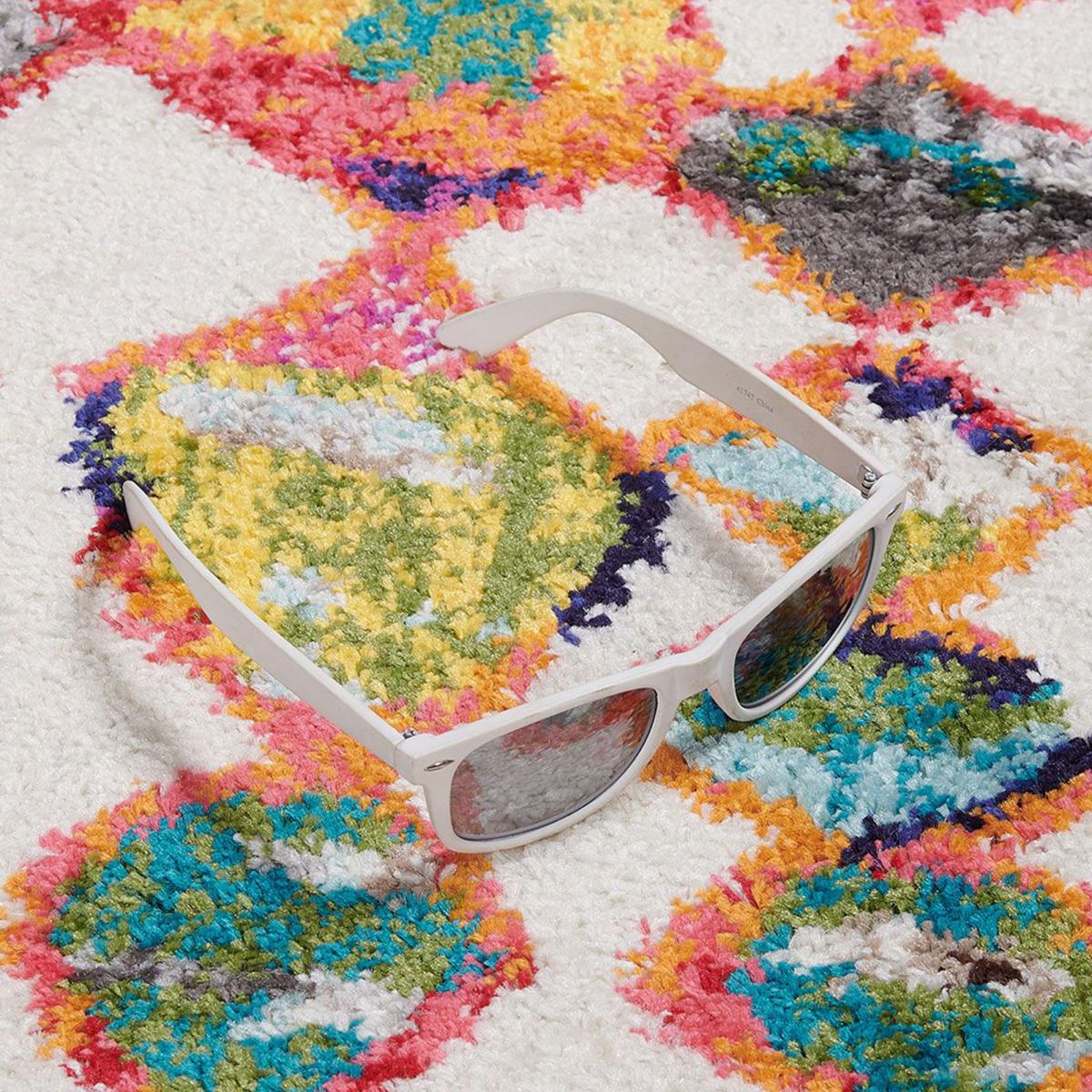 Tapis berbère 160x230 tissé motifs tribaux LYN5 OURIKA A multicolore - 3