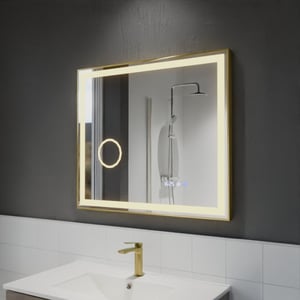 Eono Brand Miroirs muraux rectangulaires, pour Salle de Bain, Toilettes
