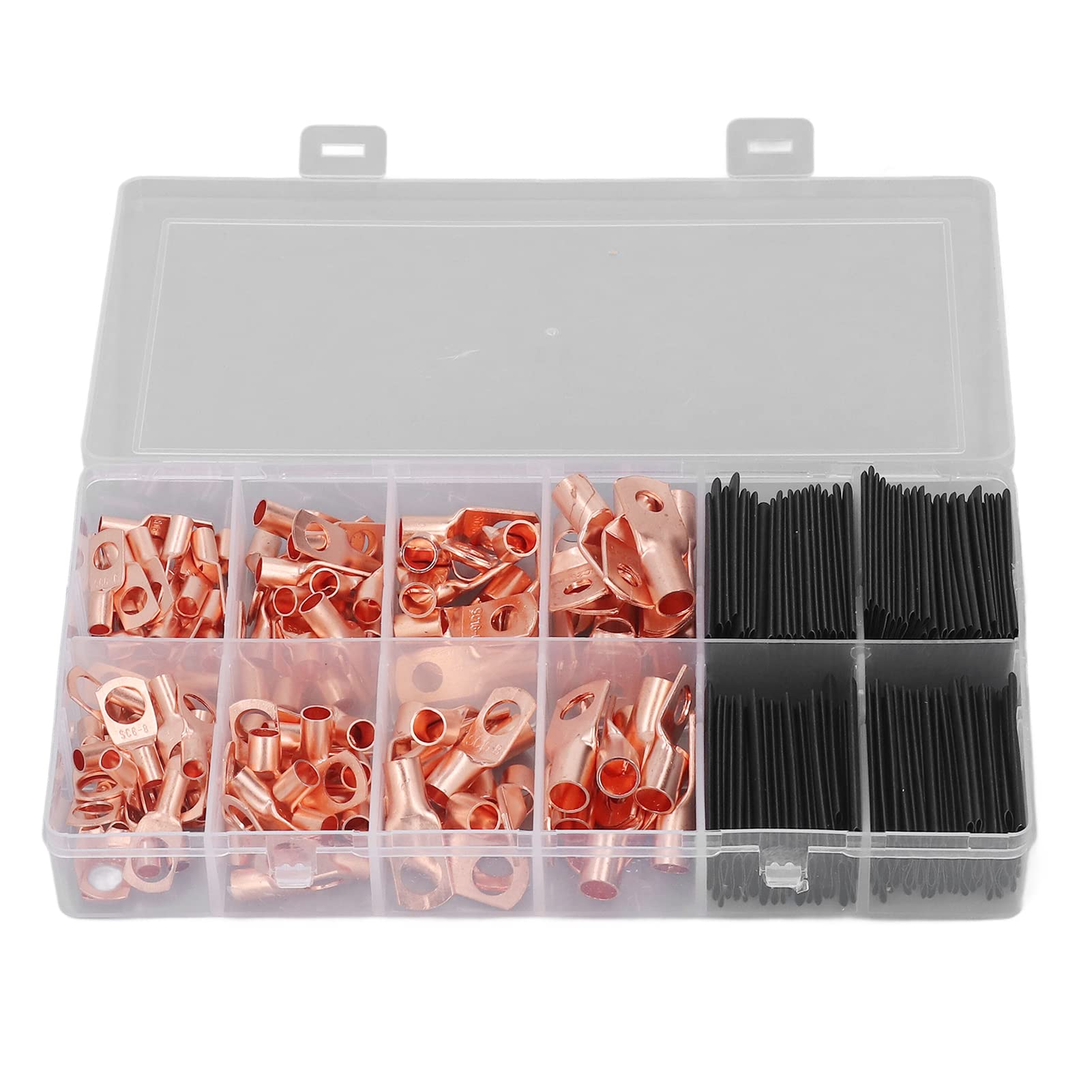 260 pezzi Terminali Terminali Tubo Termorestringente Set Design Chiuso Kit Terminali Filo Rame Stabile e Robusto - 7