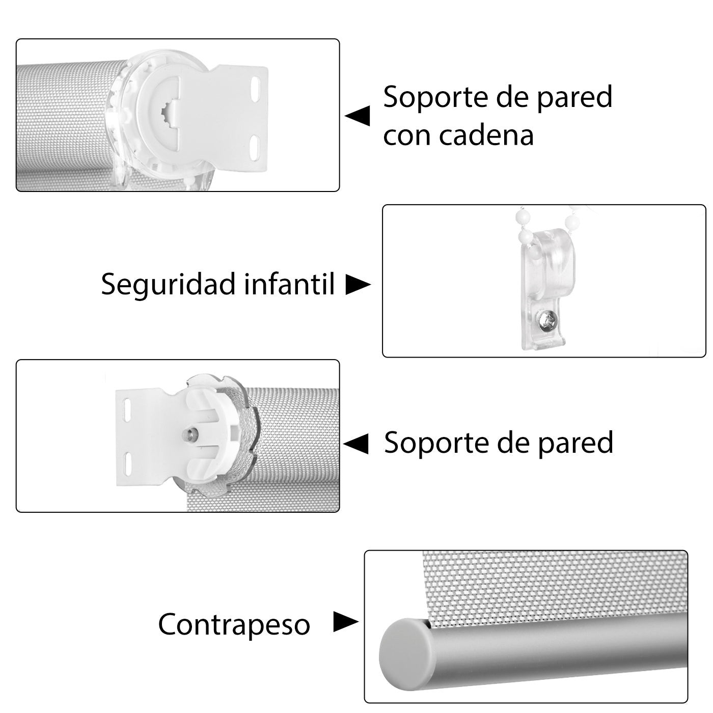 Persiana Rolô Screen 5% abertura 90 x 200cm Antracite - 5