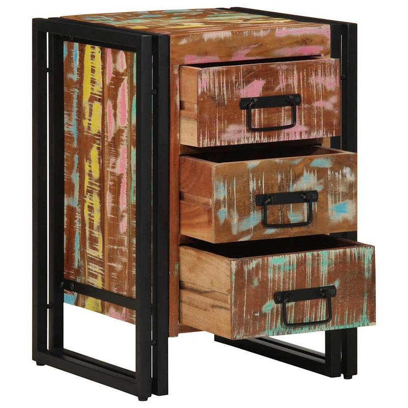 Szafka Nocna 40 x 40 x 59 cm Lite Drewno Recyklingowe vidaXL