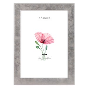 Bildershop-24 - Cornice portafoto moderna in plastica, 13 x 18 cm, colore: rosso