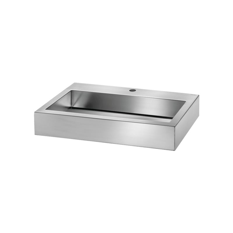 Lavabo AQUEDUTO en inox à fixer - DELABIE | Leroy Merlin