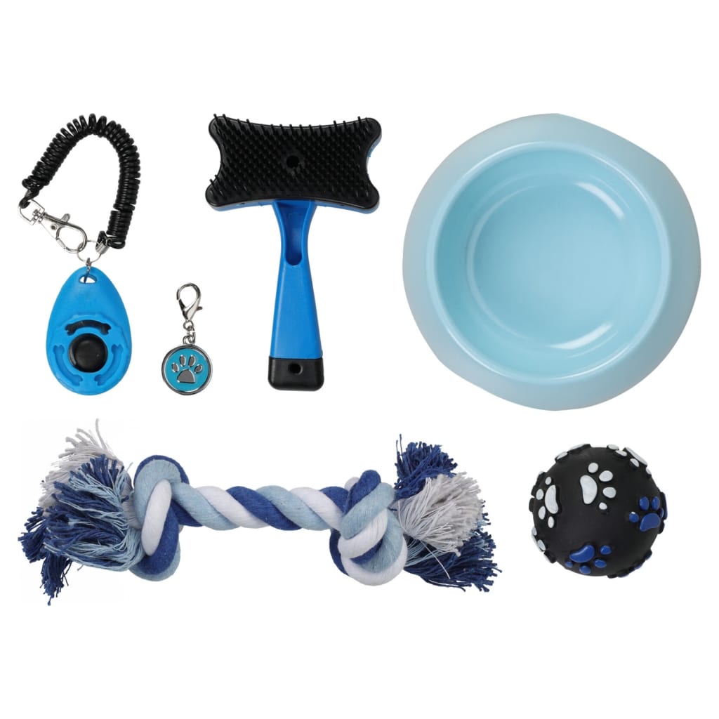 Ensemble de Jeu de Rôle pour Animaux Jouets de Toilettage Sac à Dos pour Chien Kit Vétérinaire Jouet pour Enfants (16 Pcs