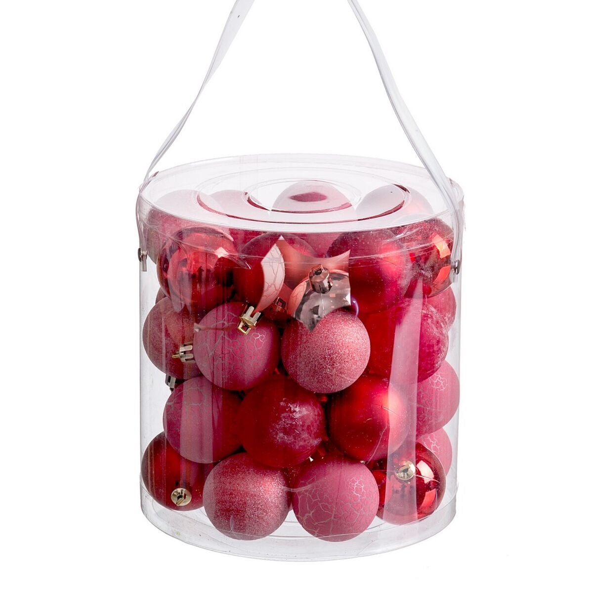 Ensemble De Boules De Noël Opaques De Différentes Couleurs Et Tailles | Vecteur Premium