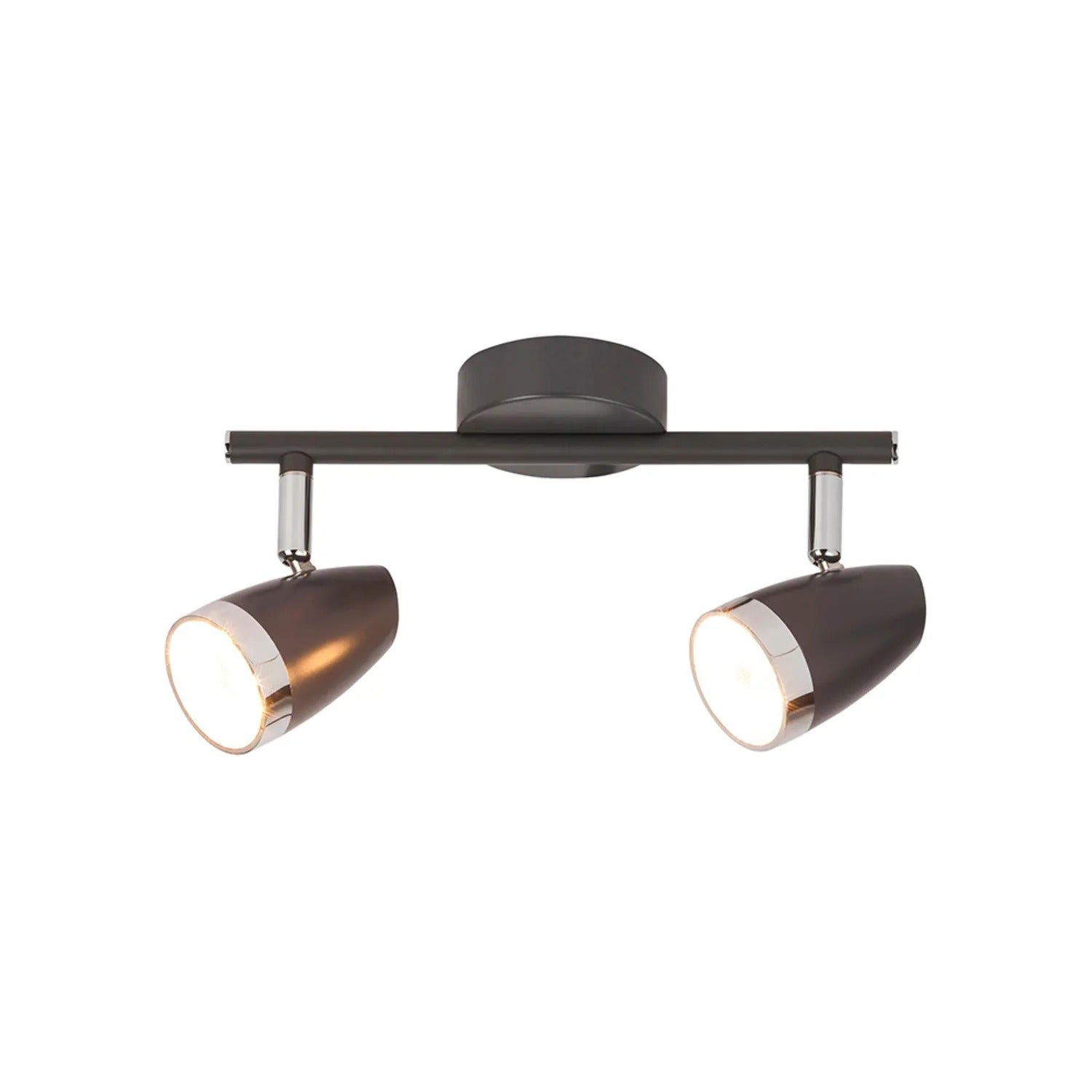 Lampa wisząca Karen LED 2x 4W Ciepła biel 560lm antracytowa wym: 8,3 x 25,5 x 15 cm Rabalux