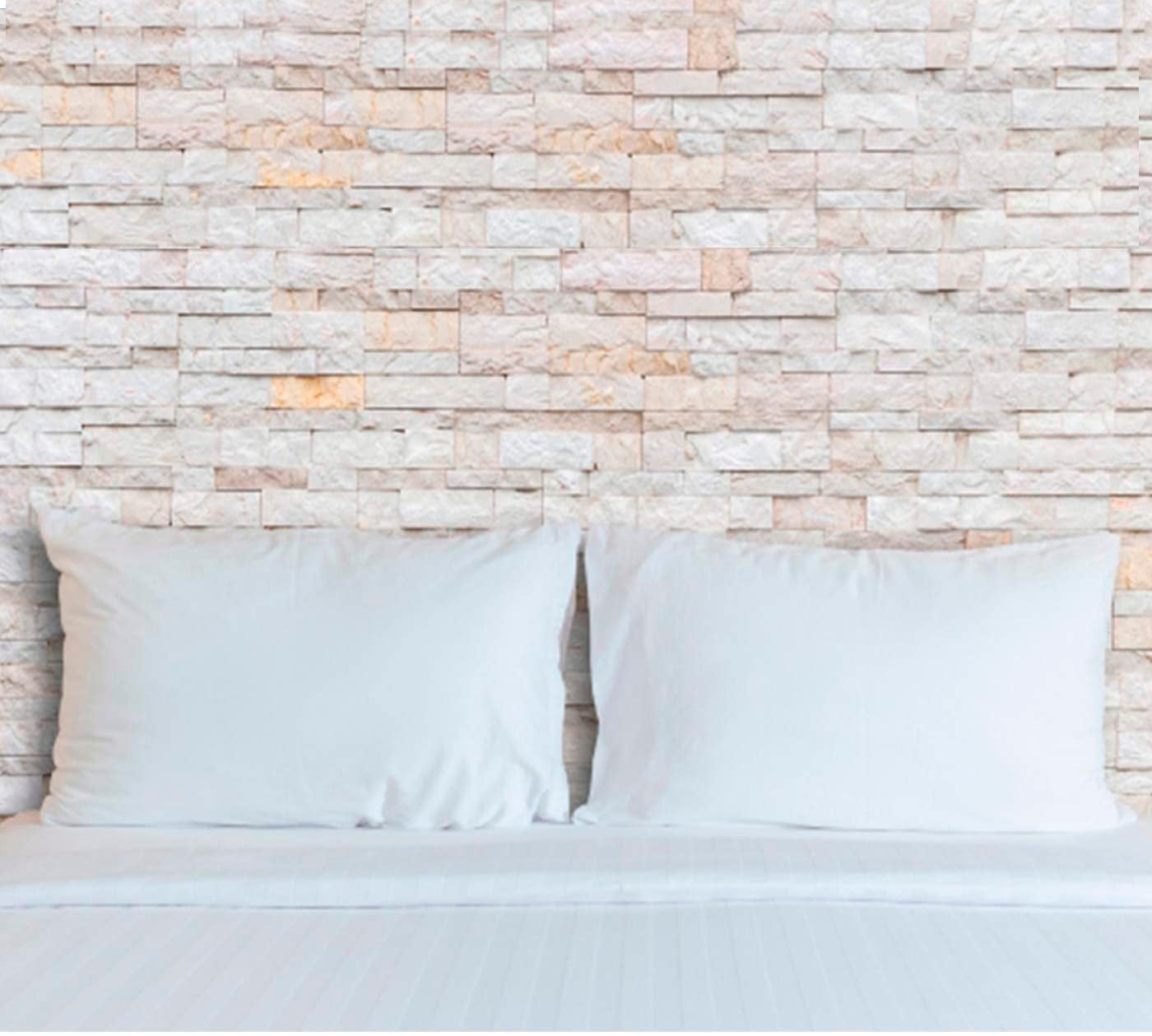 Almofada em fibra oca siliconizada de alta recuperação, toque suave, antialérgico, higiene garantida. (40 x 105 cm) - 5