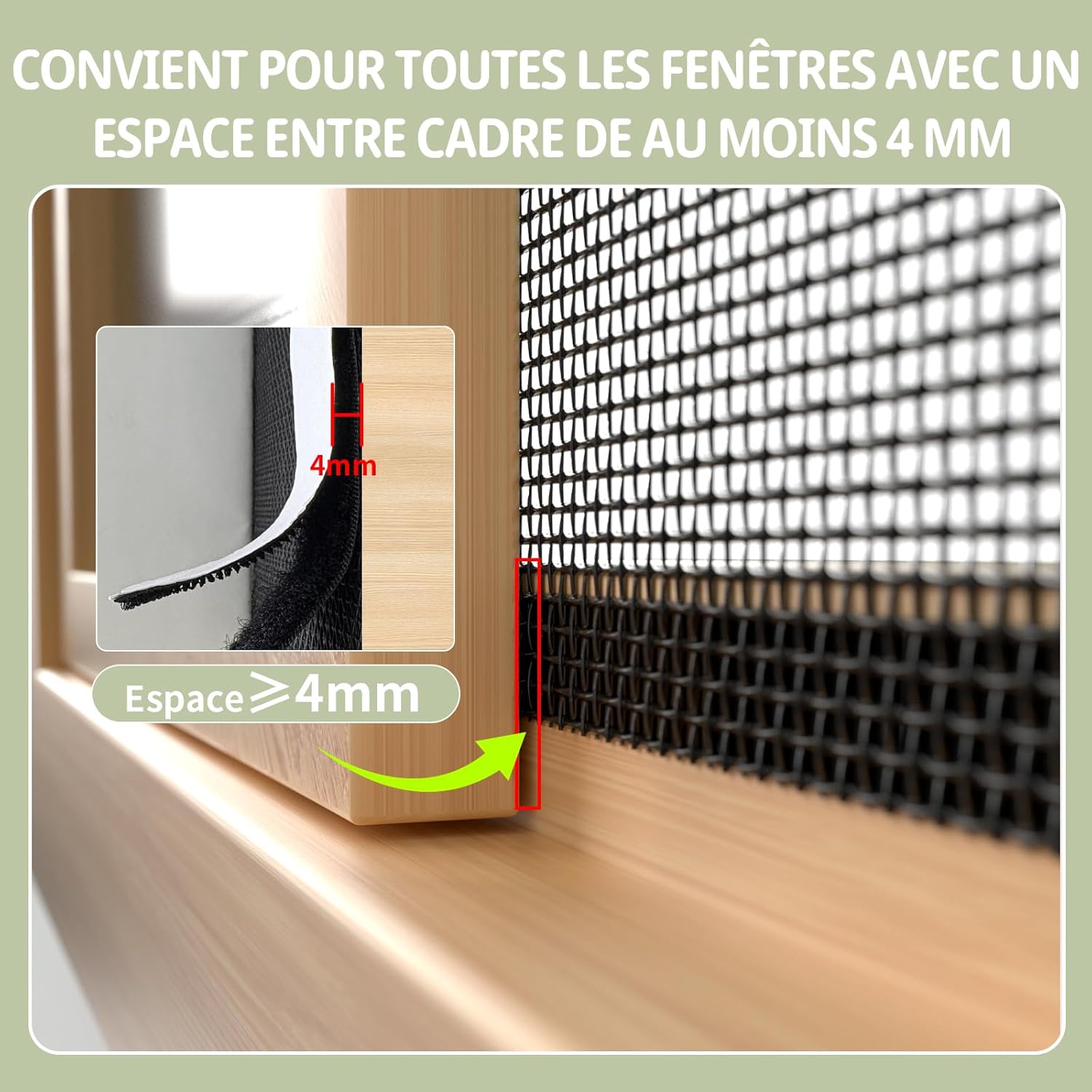 Filet pour chat ne nécessite pas de perçage, 100*130cm, robuste et découpable utilisé pour les fenêtres pour empêcher les moustiques et les chats - 5