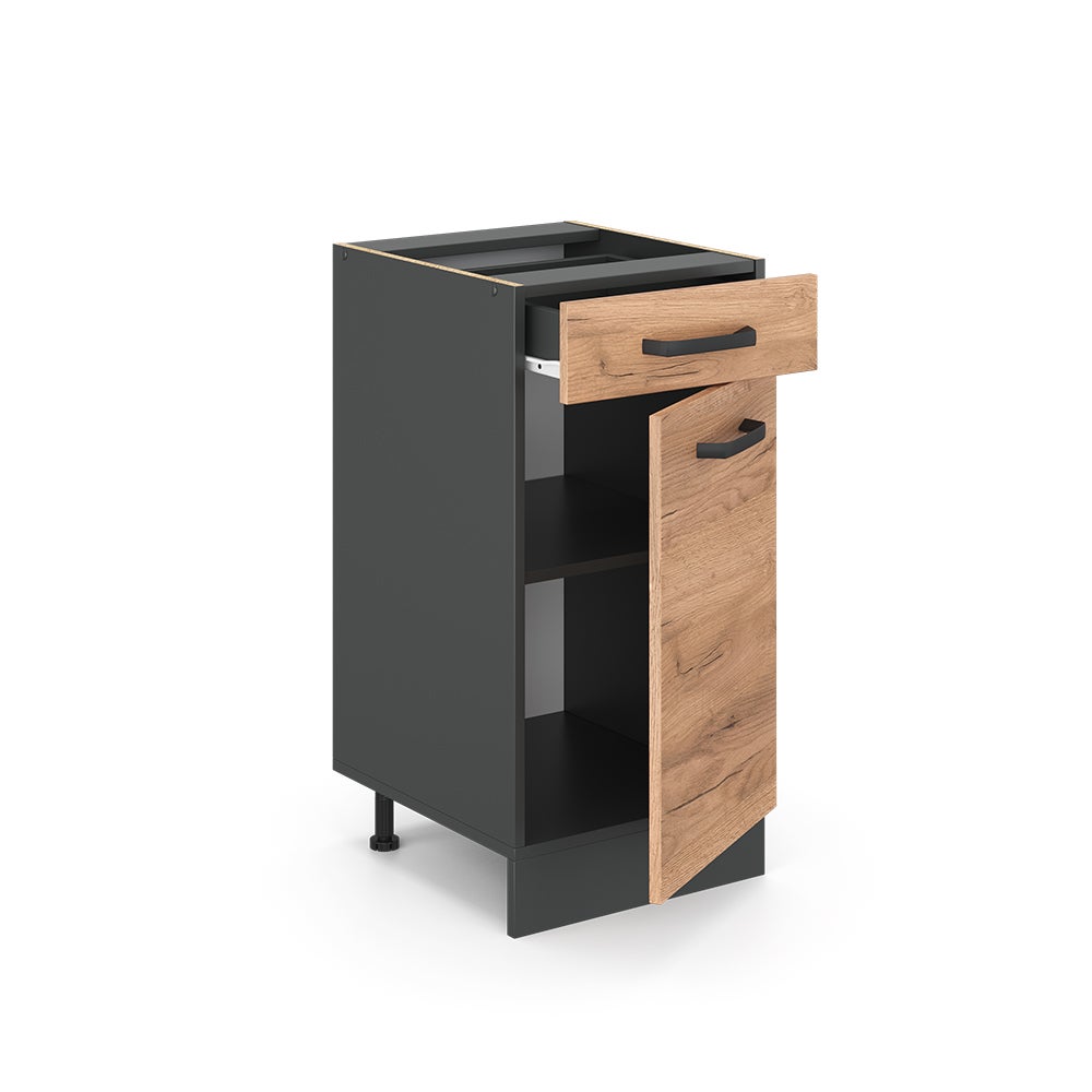 Vicco Meuble cuisine R-Line, Chêne de force doré, 40cm sans PT - 4