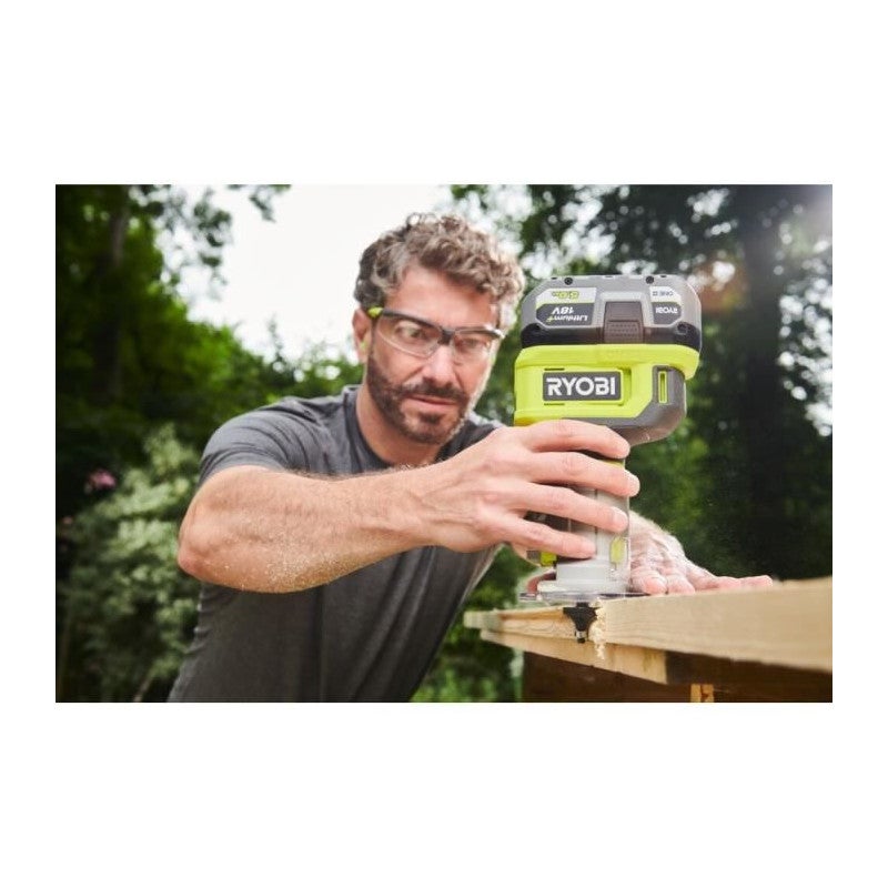 Affleureuse à bois RYOBI - RTR18-0 - 18V One+ - Sans batterie ni chargeur - 5