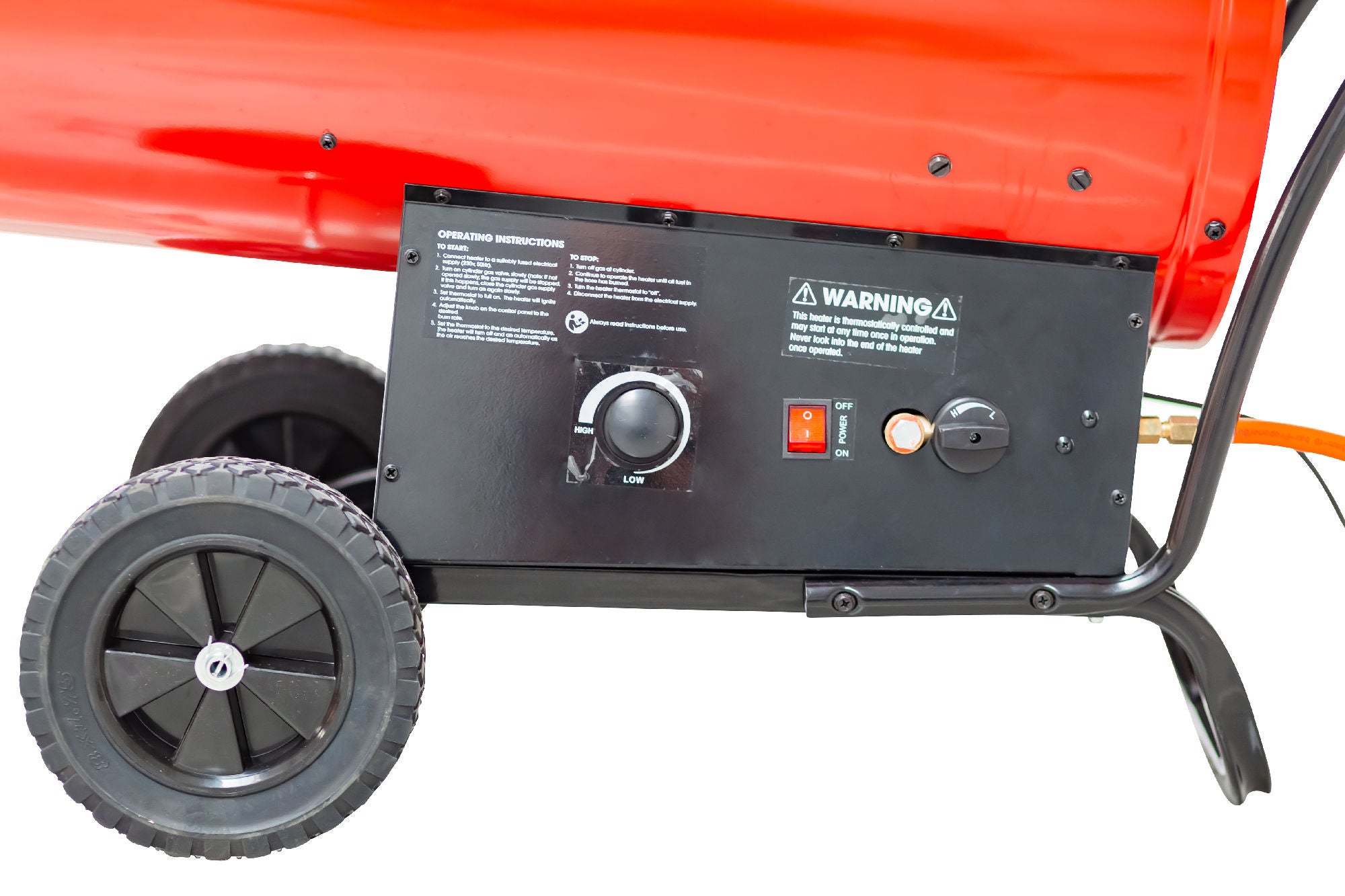 Canon à chaleur mobile au gaz haute efficacité 70 à 132kW puissance variable MW Tools WG450 - 3