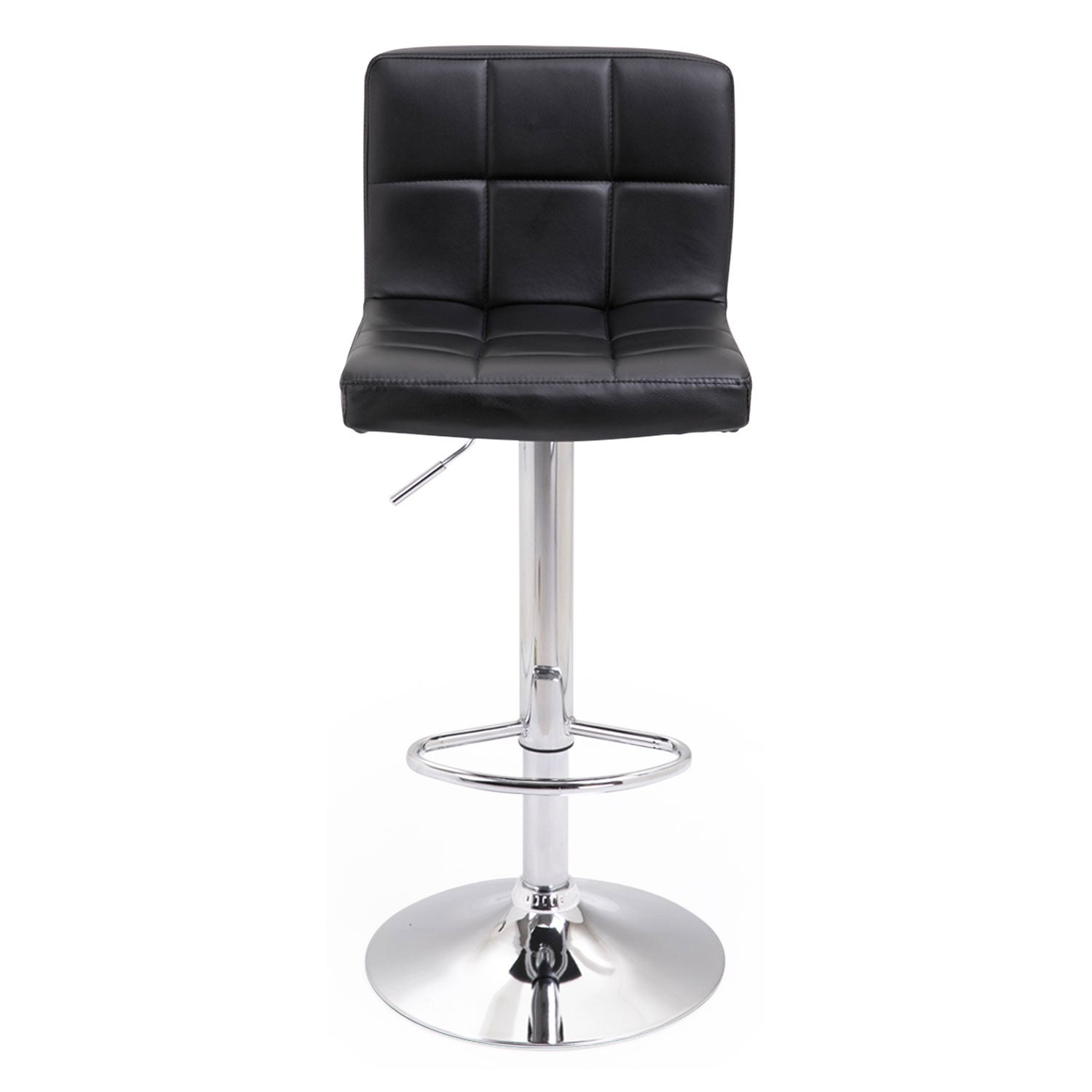 Lot de 2 tabourets de bar noir MIKE - 9