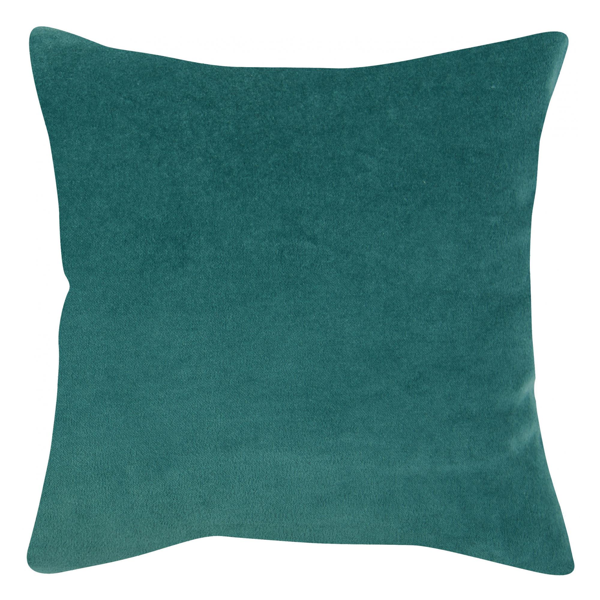 Cojín liso elise verde gris 45 x 45 cm verde gris 45 x 45 cm vivaraise