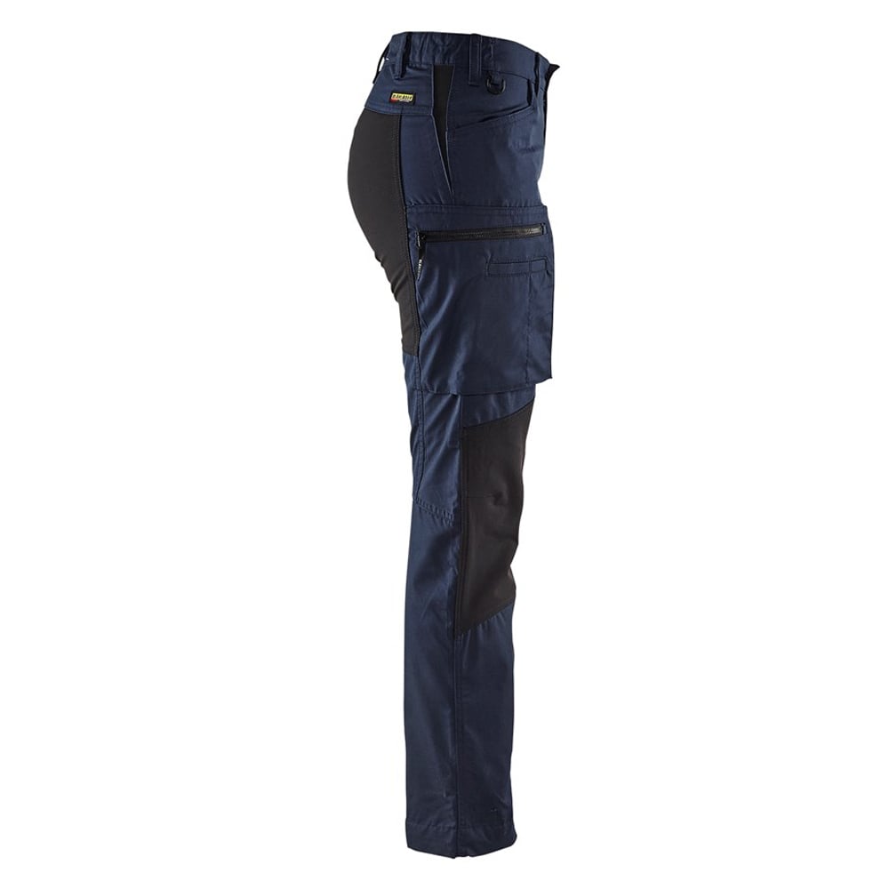 Pantalon de travail services stretch femme Blaklader polycoton Marine Foncé / Noir 40 - 2