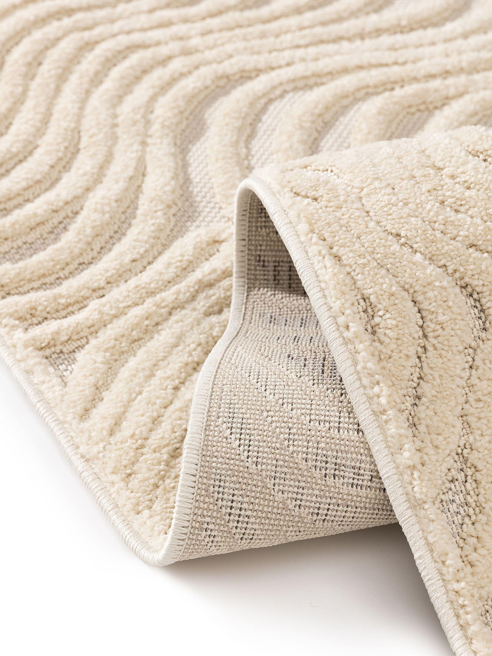 BENUTA - Tapis Leo crème 120x170 cm - 5