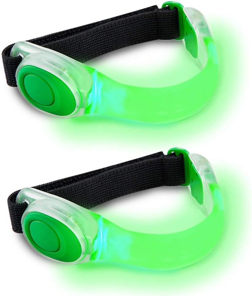 Brassards Réfléchissants TPZORJX – 6 Pièces, élastiques, Velcro, Visibilité 100-200m, Pour Running, Vélo, Nuit