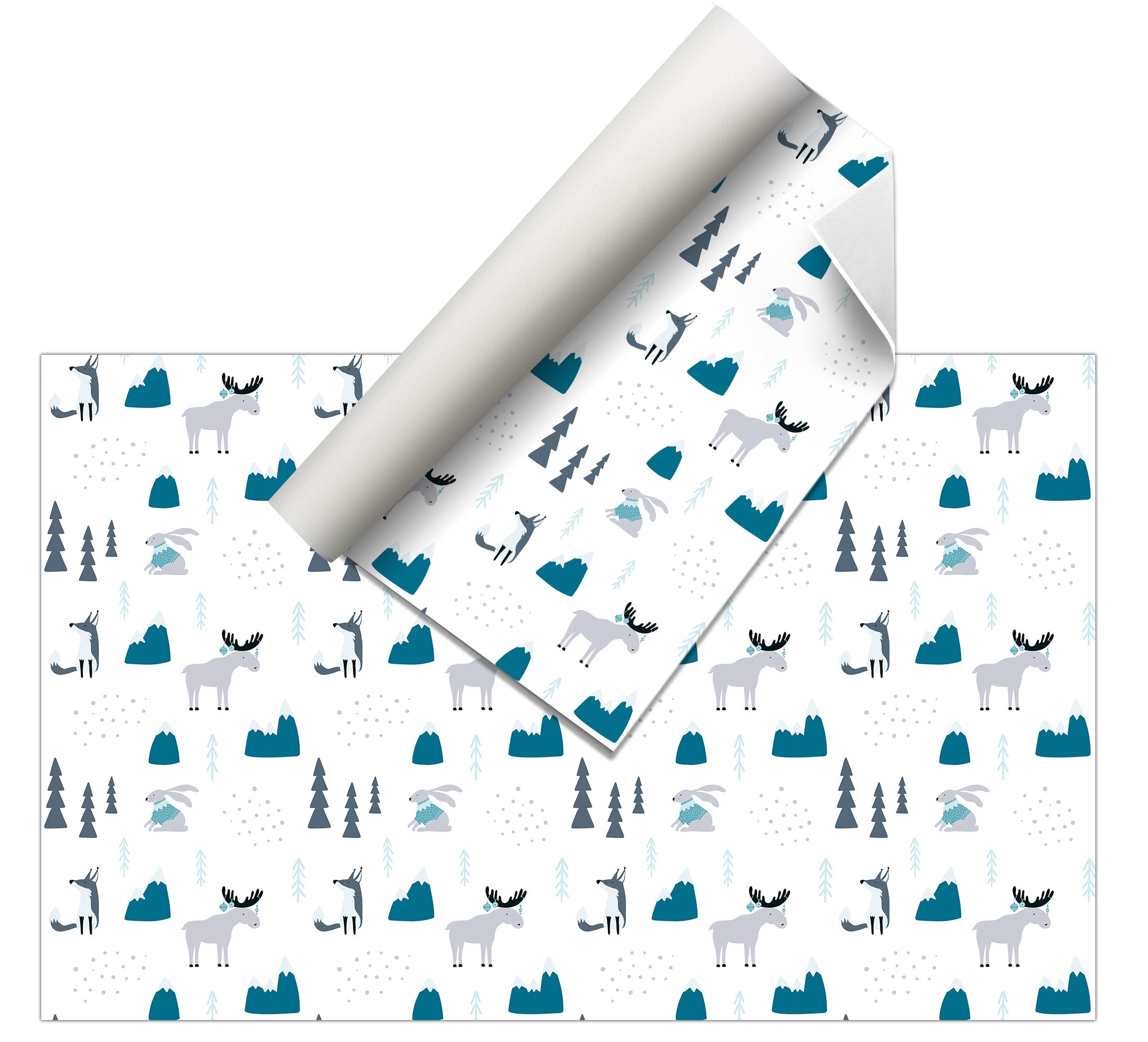 Tapis antidérapant en vinyle pour enfants Bosque 66x180 cm - PVC imprimé, lavable, ignifuge, pour la chambre d'enfant - 5