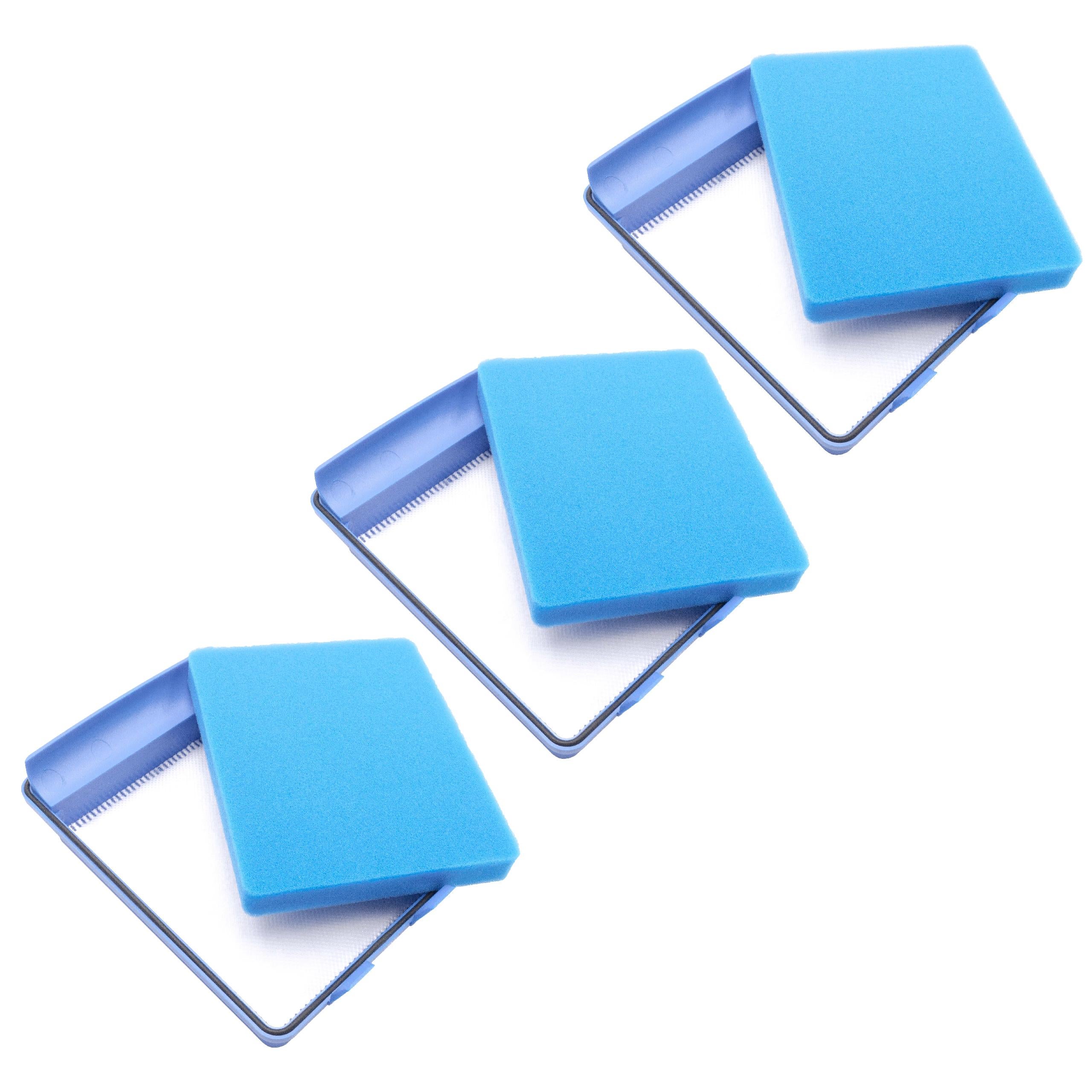 Vhbw Set Di 3x Filtro In Spugna, 3x Filtro In Tessuto Compatibile Con Philips