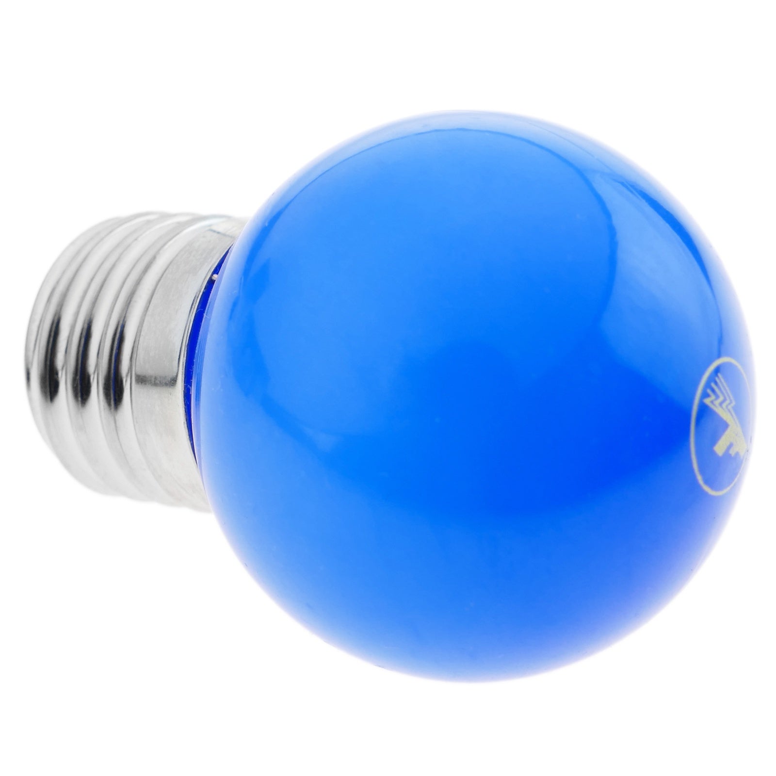 Lampadina a LED E27 230VAC 1,5W 65x45mm G45 luce blu - 3