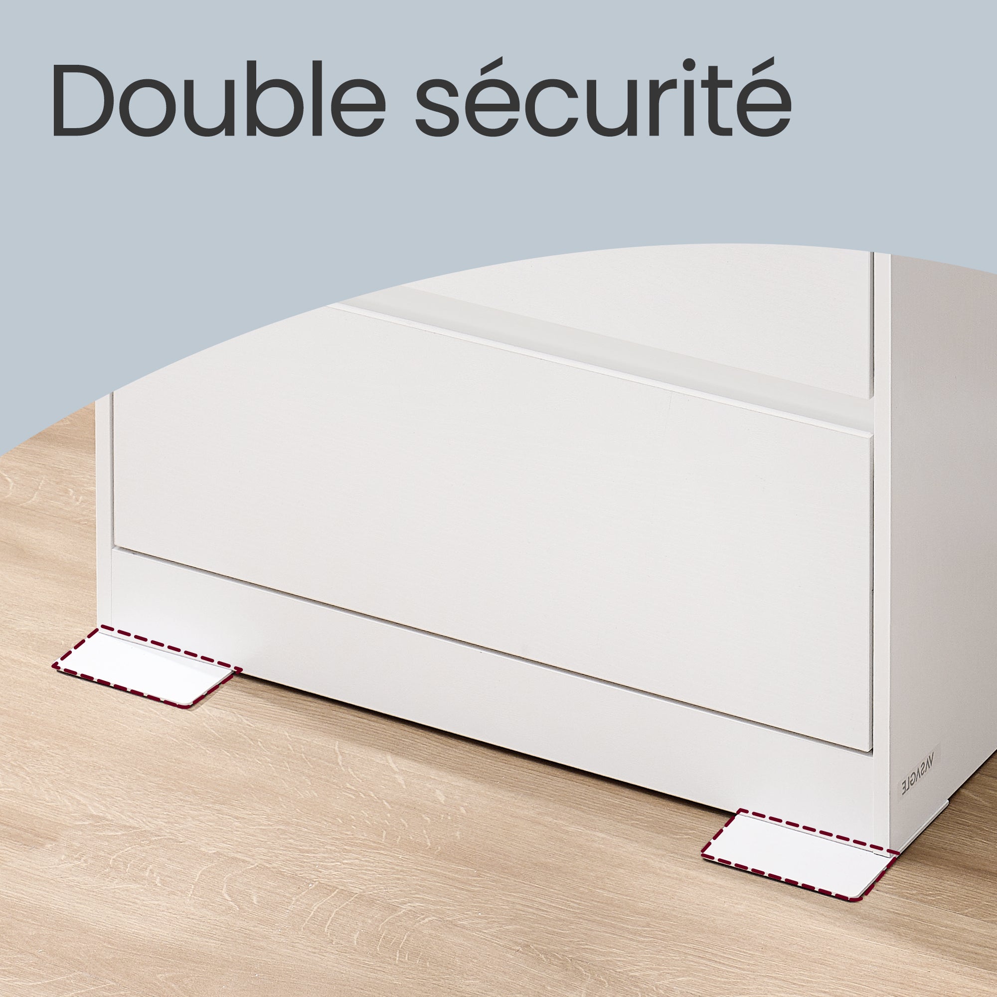 Commode 4 Tiroirs, Meuble de Rangement, 40 x 60 x 97,4 cm, Style Moderne, Blanc - 7