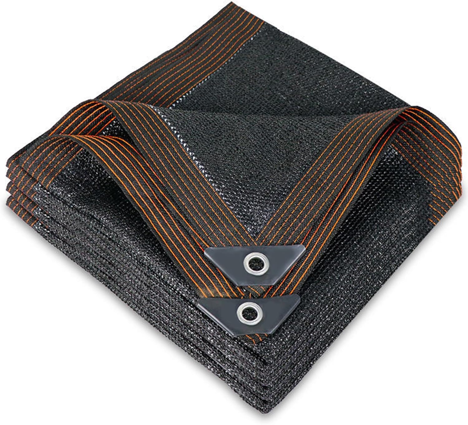 Malla de sombra negra, lona de malla resistente de 2 x 6 m, malla de ...